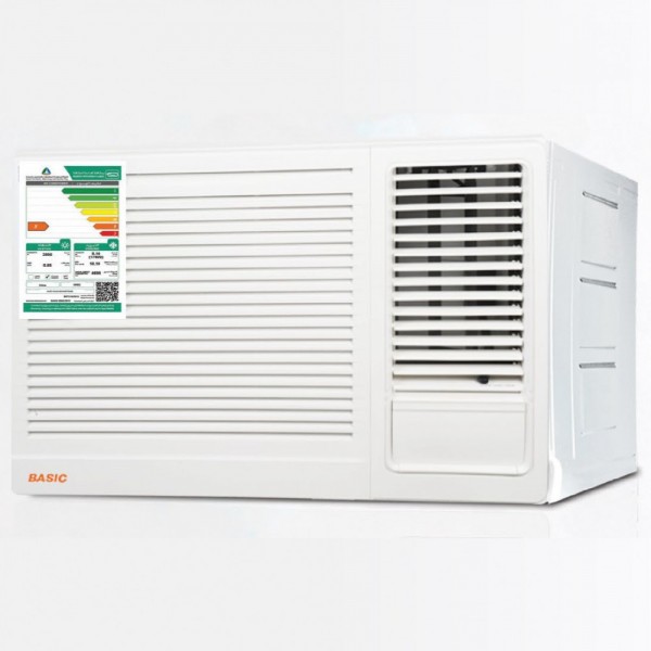 مكيف شباك بيسك BASIC 18 حار بارد قدرة 17800 وحدة